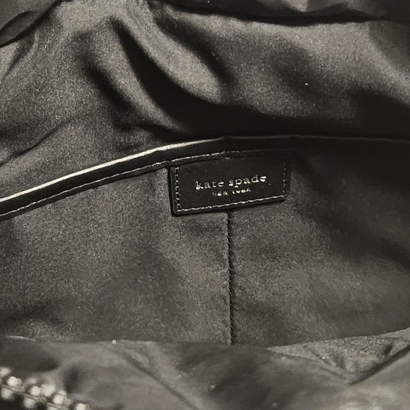 Kate Spade Puffed Small Tote: Black - Picture 11 of 13